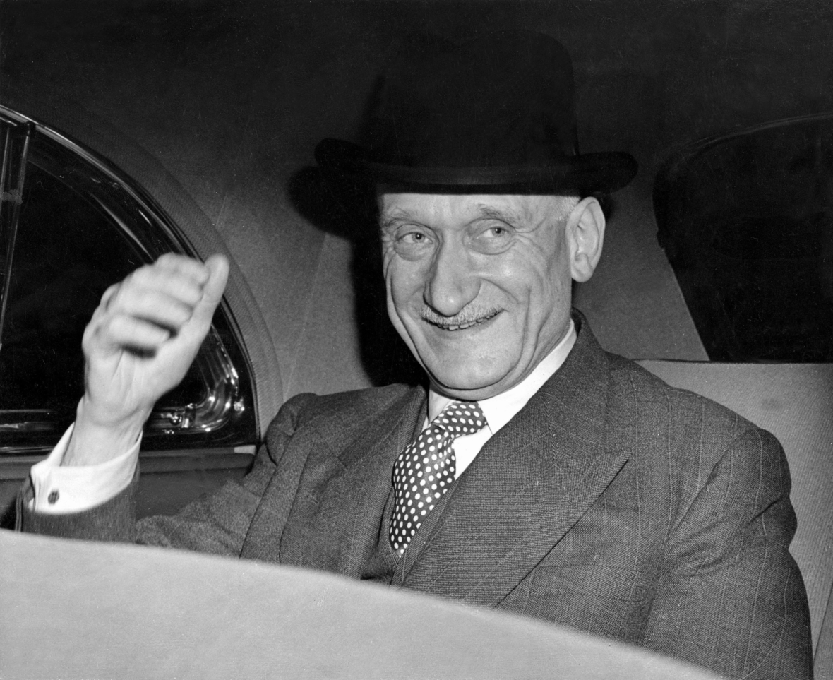 Robert Schuman (1886-1963) ist einer der Gründungsväter der Europäischen Einigung. 