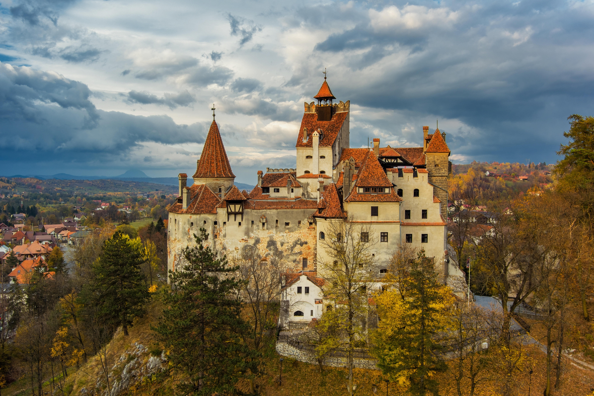 Schloss Bran befindet sich im Dorf Bran in der Region Transilvanien/Siebenbürgen in Rumänien. 